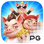 Three Crazy Piggies